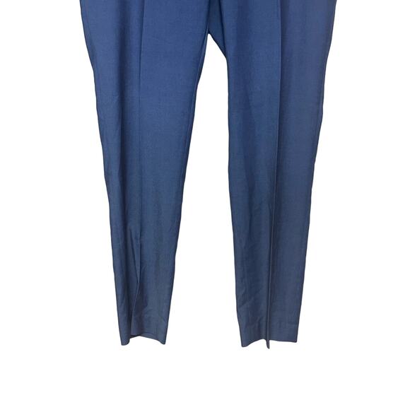 Savile Row Brixton Dress Pants Stretch Fabric Mid Rise Flat Front Blue Men's 38W - Picture 3 of 8